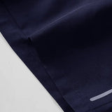 SparkNine Apex fitnesshort - sportbroek - met ritszakken - M - blauw - functioneel - sneldrogend & ademend - elastische band met trekkoord