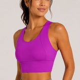 SparkNine Coreshield sportbeha - met ingebouwde pads - S - roze - push-up sport-bh - high impact ondersteuning - push-up - ademend