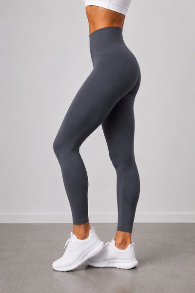 SparkNine Serenafit sportlegging - XS - grijs - hoge taille - zacht & comfortabel materiaal - tweede huid - stretch - buikcontrole