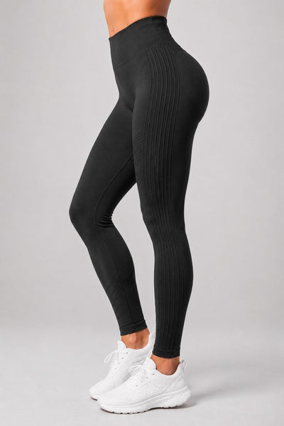 SparkNine Coreflex sportlegging - S - zwart - hoge taille - elastisch - squatproof - ondersteuning