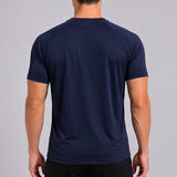 SparkNine Pulsegear sport t-shirt - heren - sneldrogend & ademend - S - donkerblauw - lichtgewicht - ideaal voor trainen, rennen & fitness
