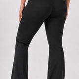 Flare Broek - Flared Pants met Zakken - Legging met &