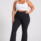 Flare Broek - Flared Pants met Zakken - Legging met &