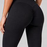 SparkNine Pureflow dames sportlegging - extra zachte stof - L - zwart - hoge taille - buikcontrole - booty lift - but crunch - ademend - elastisch