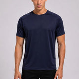 SparkNine Pulsegear sport t-shirt - heren - sneldrogend & ademend - S - donkerblauw - lichtgewicht - ideaal voor trainen, rennen & fitness
