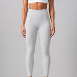 SparkNine Serenafit sportlegging - L - wit - hoge taille - zacht & comfortabel materiaal - tweede huid - stretch - buikcontrole