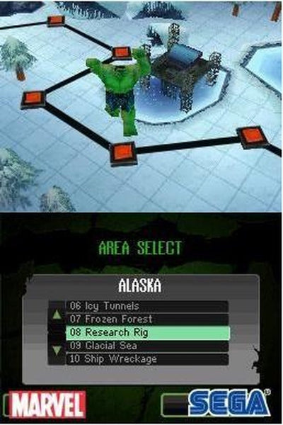 SEGA The Incredible Hulk, NDS