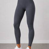 SparkNine Serenafit sportlegging - L - grijs - hoge taille - zacht & comfortabel materiaal - tweede huid - stretch - buikcontrole