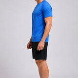 SparkNine Pulsegear sport t-shirt - heren - sneldrogend & ademend - S - blauw - lichtgewicht - ideaal voor trainen, rennen & fitness