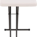 Lifetime® Compacte Campingtafel Bijzettafel Hoogte Verstelbaar - 49x76x53 cm