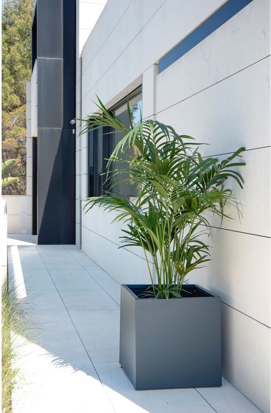 Herstera Garden® Cube Plantenbak HG08976803 - 70x70x70 cm - Antraciet