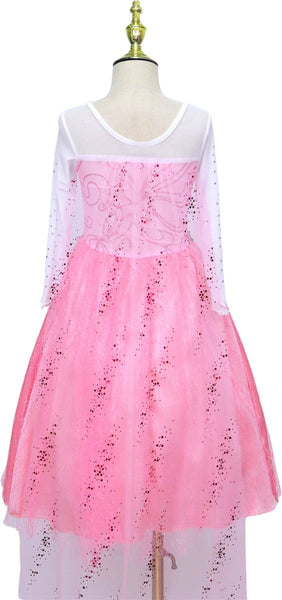 Elsa Verkleed Jurk met Ster Roze
