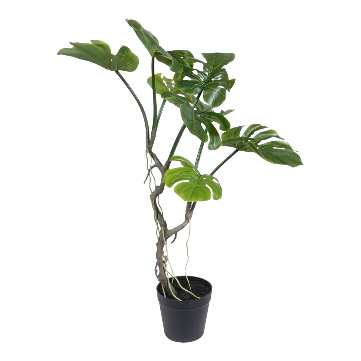 Kopu® Kunstplant Split Philodendron 75 cm - 8 bladeren - Nepplant