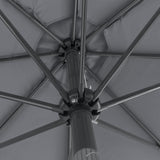 Kopu® Calma Parasol Rond 300 cm met Windvanger - Grijs