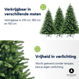 Kerstboom Excellent Trees® Hallvik 150 cm - PE+PVC uitvoering ⌀95cm - ↕150cm