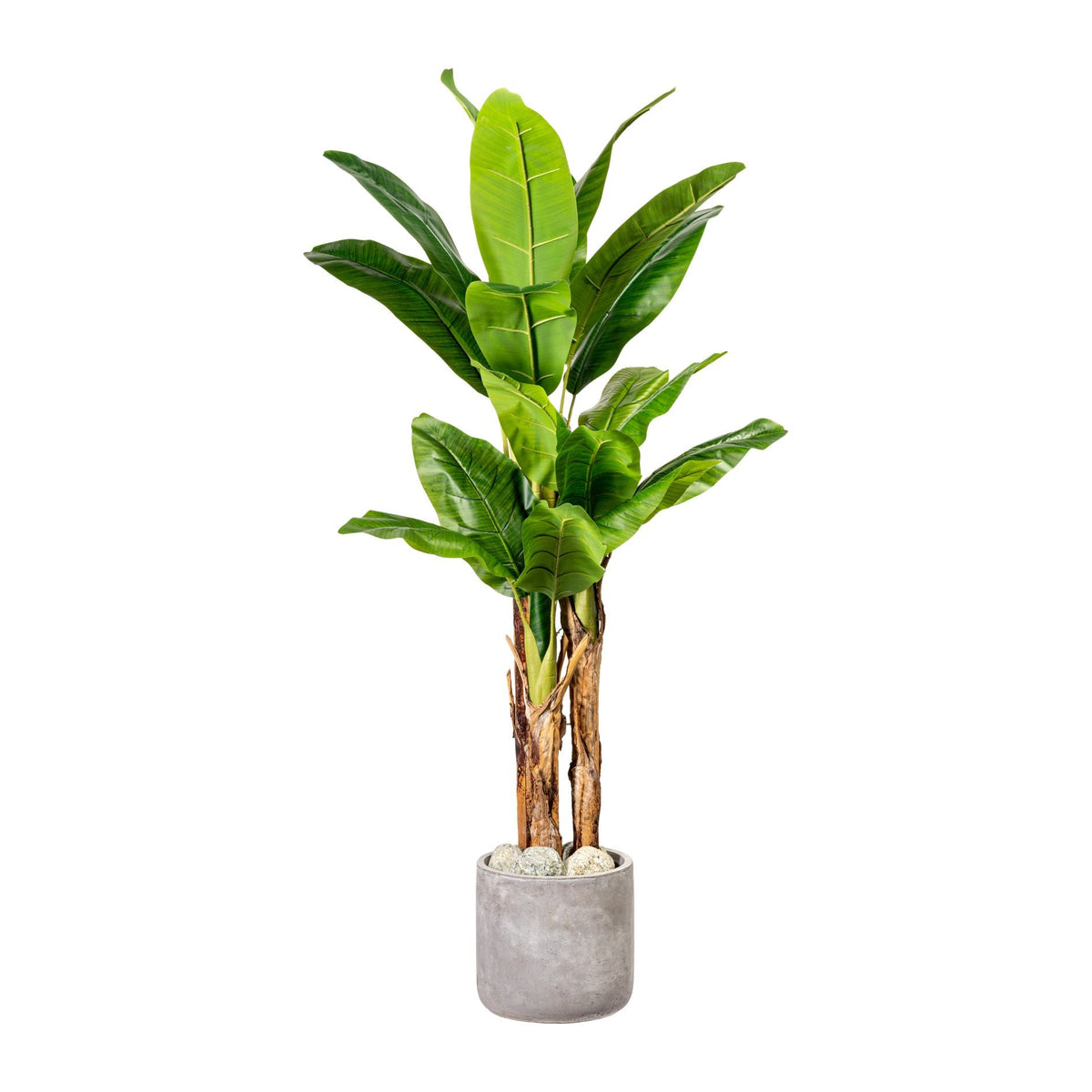Kopu® Kunstplant Bananenplant 150 cm met 21 bladeren - Nepplant