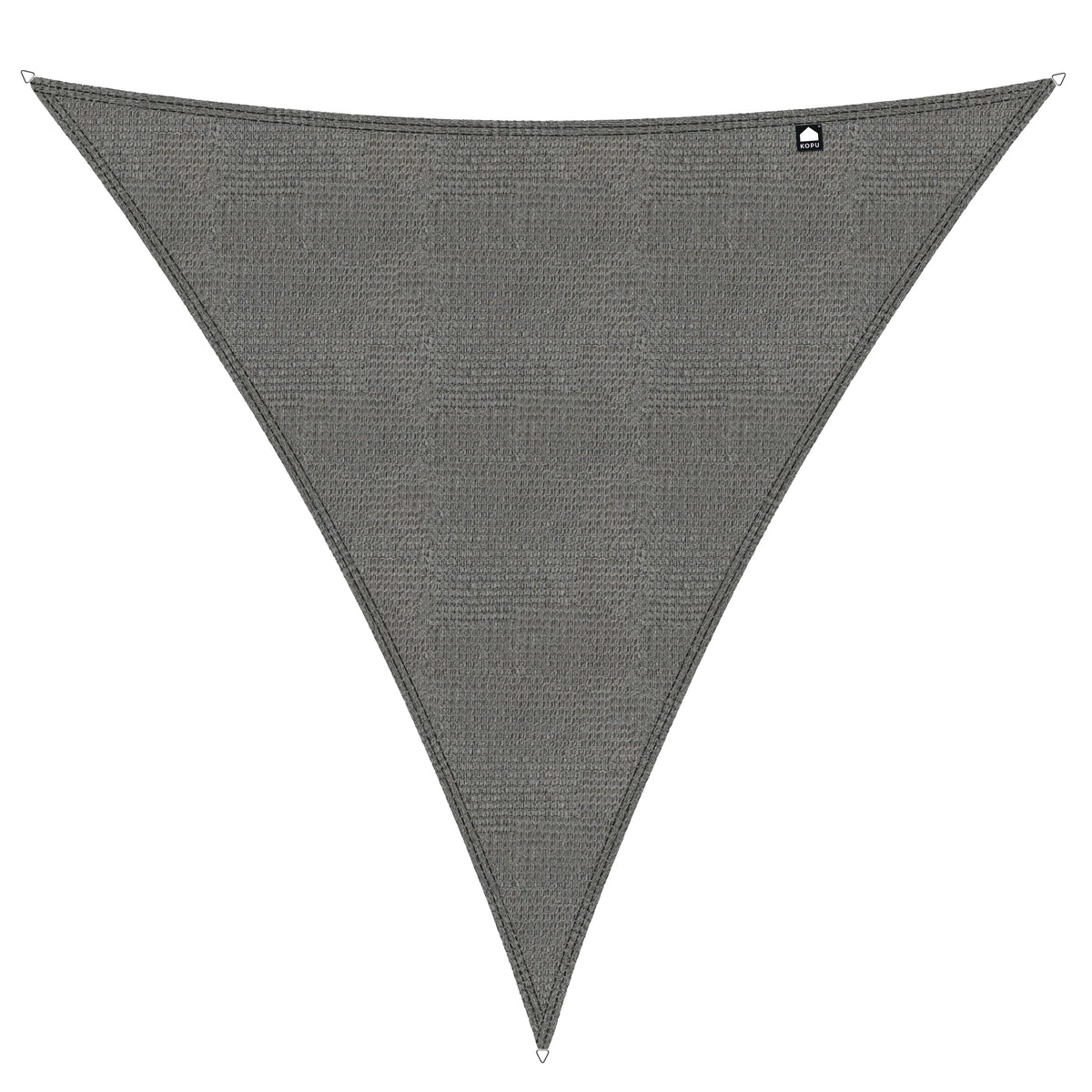 Kopu® Schaduwdoek Driehoek 3,6 mtr - 280 grams Waterdoorlatend - Grijs
