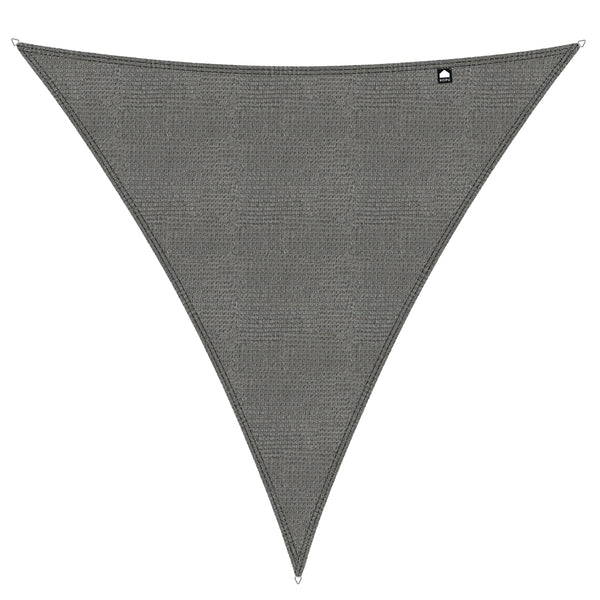 Kopu® Schaduwdoek Driehoek 3,6 mtr - 280 grams Waterdoorlatend - Grijs