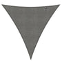 Kopu® Schaduwdoek Driehoek 3,6 mtr - 280 grams Waterdoorlatend - Grijs