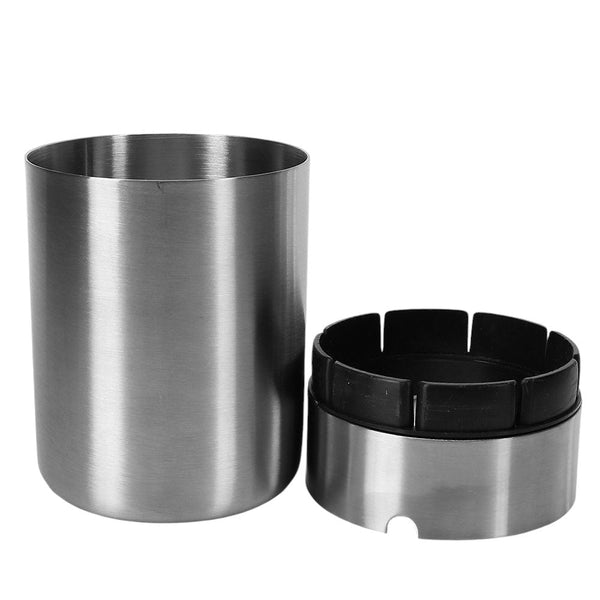 Asbak - RVS - 9 x 7 cm - Windasbak - Binnen en Buiten