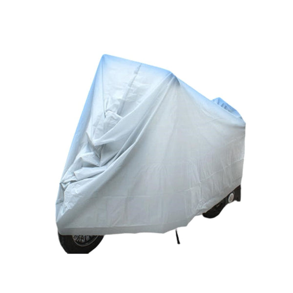 Motorhoes - Waterafstotend - 250 x 140 cm - Zilver met Reflectie - Motorhoes Waterafstotend Buiten - Motorhoes