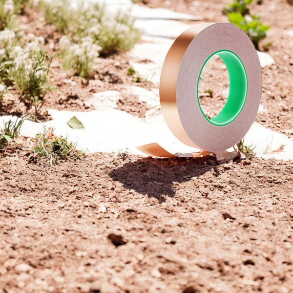 Kopertape - 20 Meter - Slakkentape - Geleidende Tape – Anti Slakken Tape –– Planten Bescherming – EMI Afscherming - Slakkenval