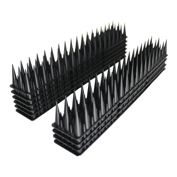 Antiklimstrips - 5 meter (10x 50 cm) - Zwart - Duivenpinnen - Duivenverjager - Vogelverjager - Kattenverjager - Kattenschrik - Vogelwering - Vogelpinnen