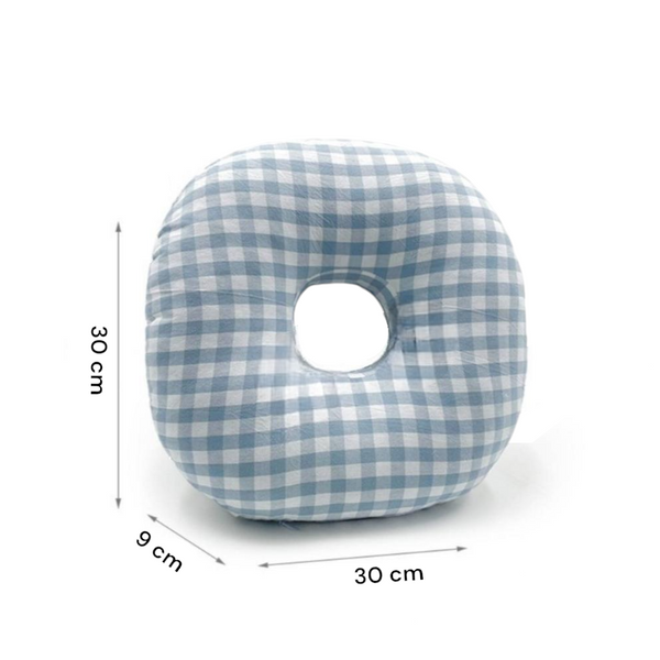 Oorpiercing Kussen - 30 x 30 x 9 cm - Kussen voor Zijslapers - Ringkussen - Kussen met Oorgat - Zijslaapkussen - Donut Kussen Piercing