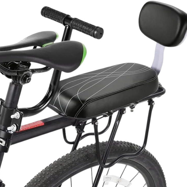 Bagagedrager Kussen – Zwart Fietszitje voor Extra Comfort en Eenvoud