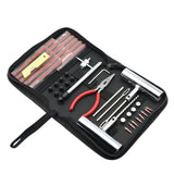 Banden Reparatieset - Complete Set - Proppenset - Inclusief Handige Opbergtas - Reparatieset voor Motor, Brommer of Auto - Bandenreparatieset Auto -  Autobanden Reparatie