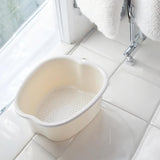 Voetbad - Wit - 37 x 33 x 15 CM - Voetenbad - Massagebad - Ontspanning