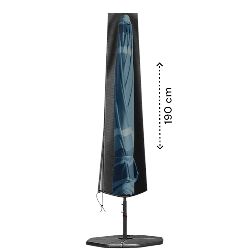 Parasolhoes - Zwart - 190 cm - Waterbestendige hoes voor Zweefparasol