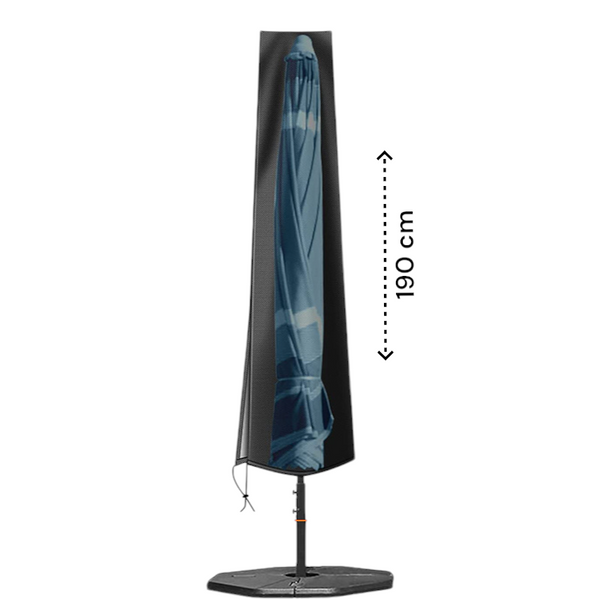 Parasolhoes - Zwart - 190 cm - Waterbestendige hoes voor Zweefparasol