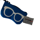 Brillenetui - Blauw - Vilt - Brillen etui - Bril Beschermer - Brillendoos - Brillenkoker - Brillenhoes