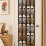 Schoenenkast Hangend - Schoenenzak 35 vakken - Opbergen van Schoenen aan Deur - Schoenenzak Grijs - Oplossing voor rondslingerende schoenen - Hoogwaardige Schoenenkast