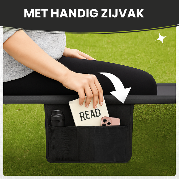 Outbee - Kampeerbed Zwart