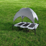 Opvouwbare hondenstretcher - Hondenbed met Zonnedak - Hondenbed - Honden ligbed - Hondenbed met Regendak