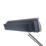 Schrobber 2 in 1 - Trekker douche - Schrobbezem - Luiwagen - Trekker - Schuurborstel - Badkamer borstel vloertrekker met steel schrobborstel - Bezem - vloerwisser badkamer - Schrobborstel Met telescopische steel