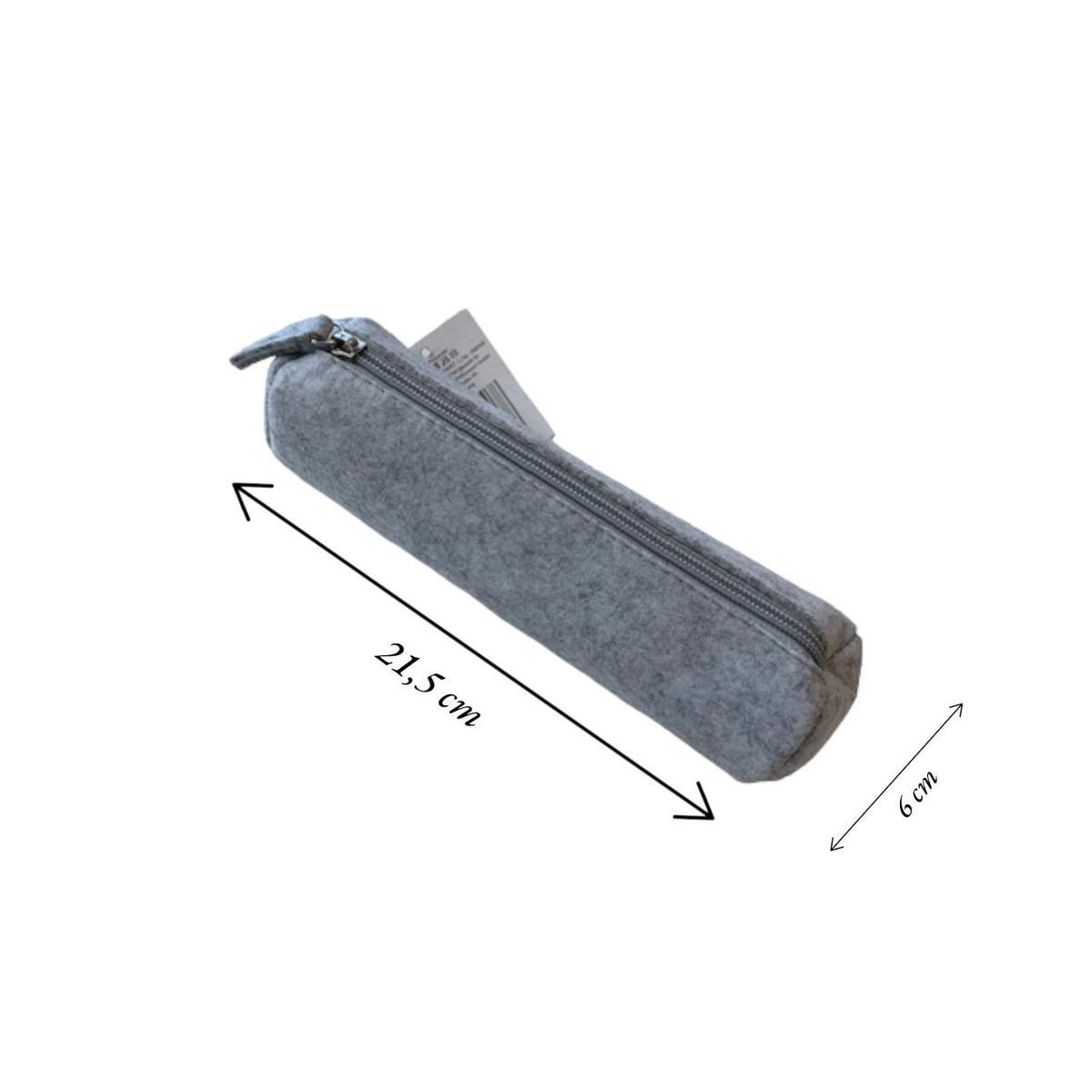 Etui - Grijs - Vilt - Opberger voor Pennen, Stiften en Scharen - Multifunctioneel - Pennenopberger