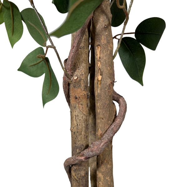 Kopu® Kunstplant Ficus Benjamina 150 cm in zwarte pot - 1764 bladeren