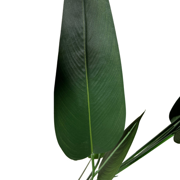 Kopu® Kunstplant Canna 210 cm 32 bladeren - in zwarte pot - Bloemriet