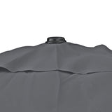 Kopu® Calma Parasolset Rond 300 cm met Hoes - Grijs