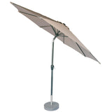 Kopu® ronde stokparasol 300 cm Calma met hoes en voet - Taupe