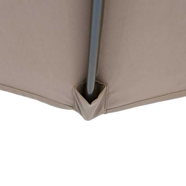 Kopu® Altea Parasolset Vierkant 230x230 cm met Hoes en Voet - Taupe
