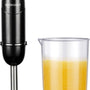 Safecourt Kitchen Staafmixer - 1000W – Roestvrijstaal – Antispat – Ergonomisch – Inclusief Maatbeker