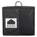 Kopu® Retro Flower Loungekussenset Zit en Rug 60 cm - Black