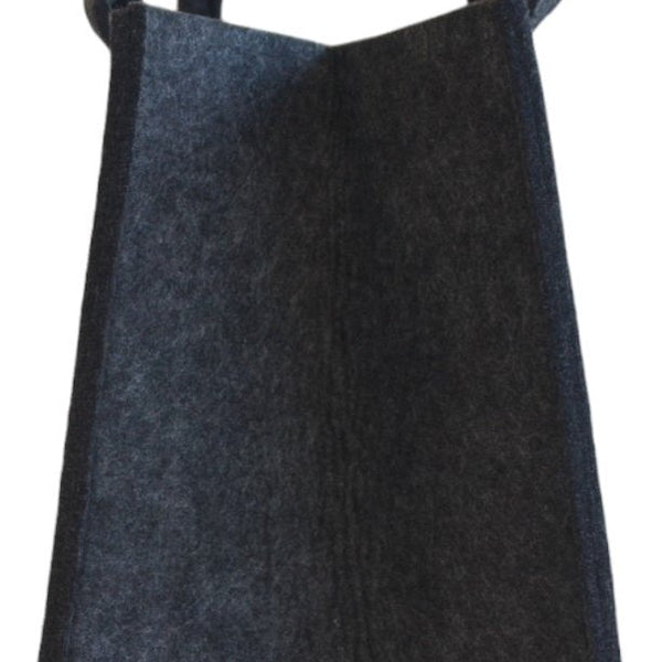 Boodschappentas Vilt - Zwart - 35 x 20 x 28 cm - Vilten tas - Stevige tas - Goodiebag - Shopper - Handtas
