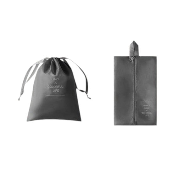 Packing Cubes - Zwart - 9-delige set - Packing Cubes Compression - Optimale Koffer Indeling (kopie)