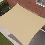 Kopu® Schaduwdoek Rechthoek 4x6 m Waterdicht - Zonnedoek - Zand