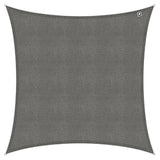 Kopu® Schaduwdoek 3x3 m Vierkant - 280 gram Waterdoorlatend - Grijs